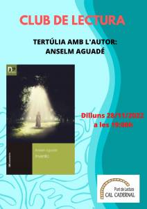 CLUB DE LECTURA: Anselm Aguadé