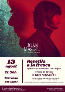 Sopar al Casal i concert de Joan Masdéu